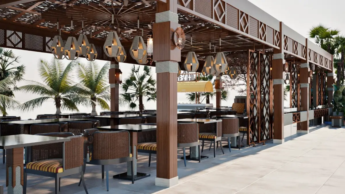 Elegant hospitality interior design for hotels and restaurants, combining comfort, functionality, and a memorable guest experience.