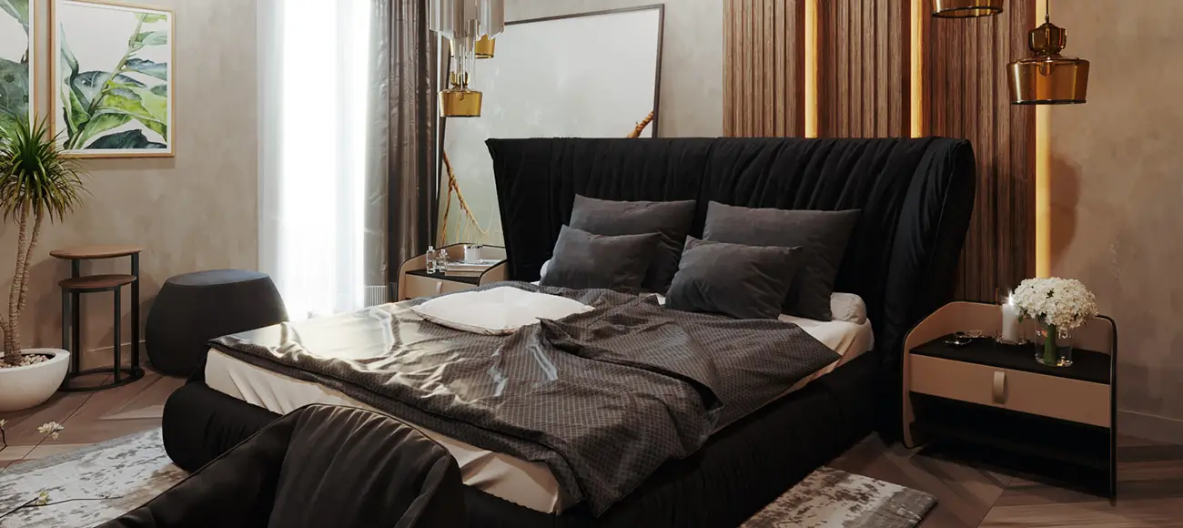 Residential design apartment case study in Zayed Dunes by Sketchure | Modern elegant interiors