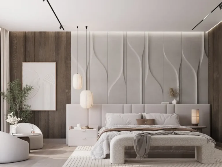 Interior design cost in Egypt influenced by materials and customized wooden furniture